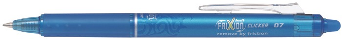 Stylo encre gel Pilot, série Frixion Ball Clicker Encre Turquoise