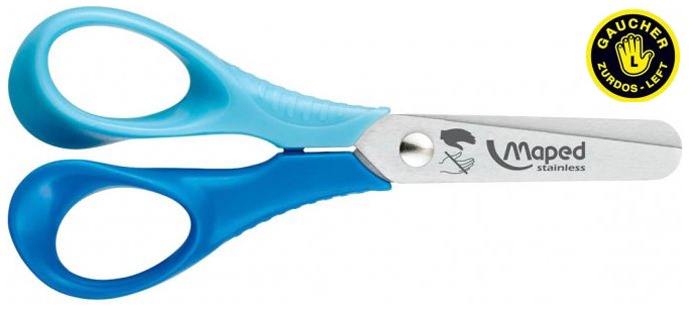 Maped Scissors for left-hander, Vivo 12 cm series Blue