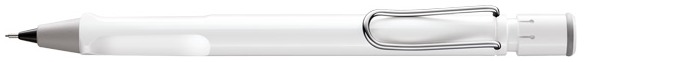 Lamy Mechanical pencil, Safari series White Chrome Clip