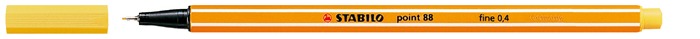 Stabilo Felt pen, Point 88 series Yellow ink