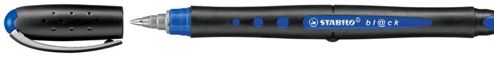 Stabilo Roller ball, Bl@ck series Blue ink