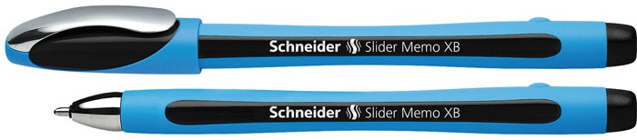 Stylo bille Schneider, série Slider Memo Encre Noire