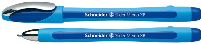 Stylo bille Schneider, série Slider Memo Encre Bleue
