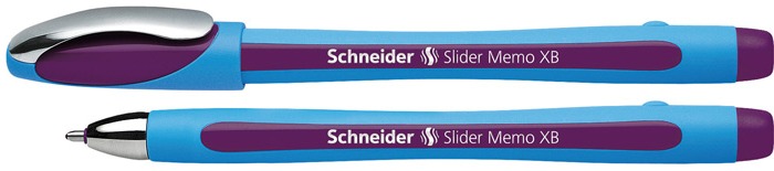 Stylo bille Schneider, série Slider Memo Encre Violet