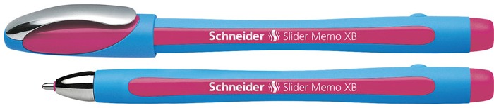 Stylo bille Schneider, série Slider Memo Encre Rose