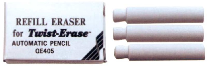 Pentel Pencil eraser replacement, Accessories series 