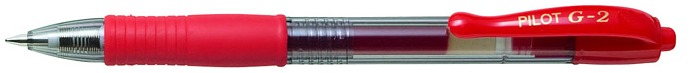 Pilot Gel Pen, G2 series Red ink