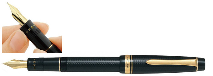 Pilot Fountain pen, Justus 95 series Black GT