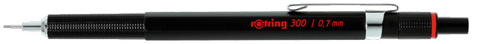 Rotring Mechanical pencil, 300 series Black 0.7mm