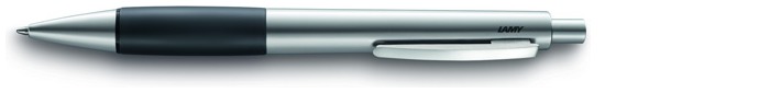 Lamy Ballpoint pen, Accent AL series Palladium (Black rubberized grip)