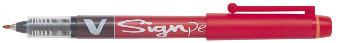 Pilot Felt pen, V Signpen series Red ink