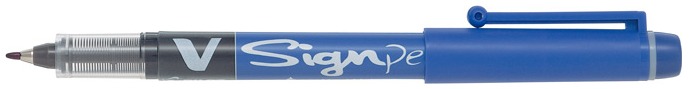 Pilot Felt pen, V Signpen series Blue ink