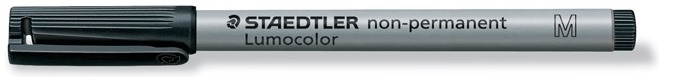 Crayon feutre Staedtler, série Lumocolor Noir Non-permanent