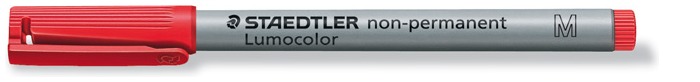 Crayon feutre Staedtler, série Lumocolor Rouge Non-permanent