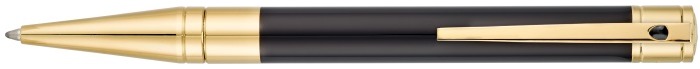 Dupont, S.T. Ballpoint pen, D-Initial series Black GT