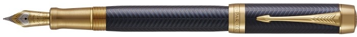 Parker Fountain pen, Duofold Prestige series Blue Chevron GT (Centennial)