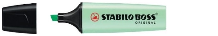 Stabilo Highlighter, Boss Original Pastel series Mint ink