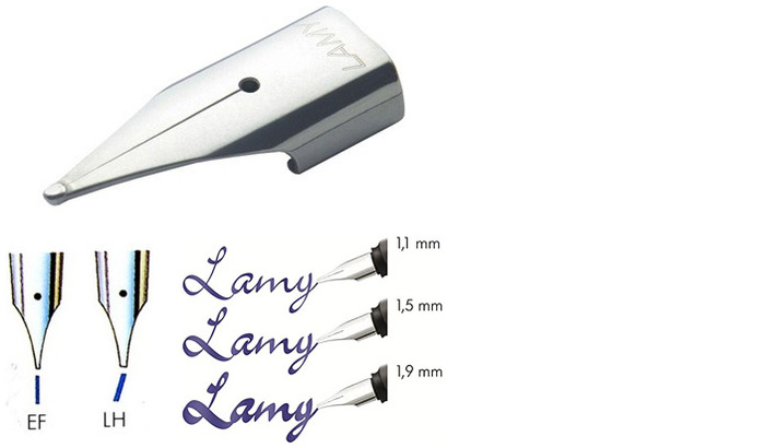 Lamy Fountain pen nib, Parts series Steel Z50 (Special sizes) 