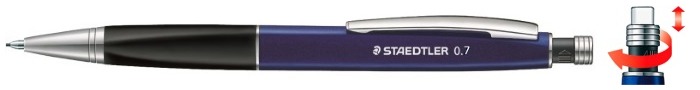 Porte-mine Staedtler, série Graphite 760 Bleu (0.7mm)