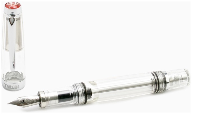 TWSBI Fountain pen, VAC mini series Translucent (Stub nib)