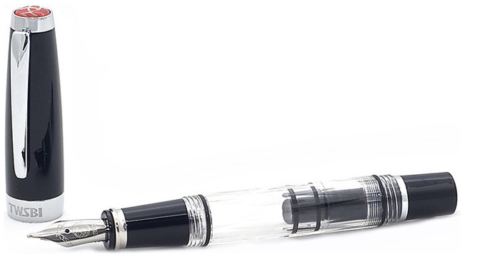 TWSBI Fountain pen, Diamond Mini series Black (Stub nib)