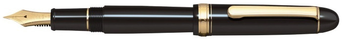 Platinum Fountain pen, 3776 Century series Black GT