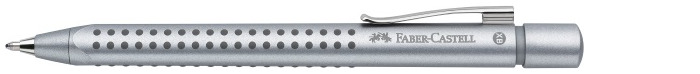 Faber-Castell Ballpoint pen, Grip 2011 series Satin chrome