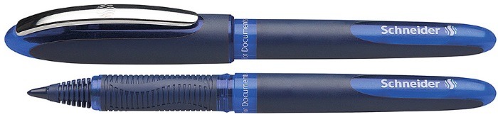 Stylo bille roulante Schneider, série One Business Encre bleue