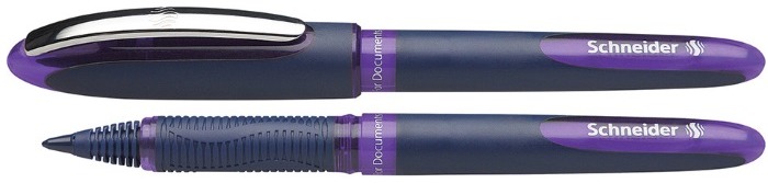 Stylo bille roulante Schneider, série One Business Encre violette