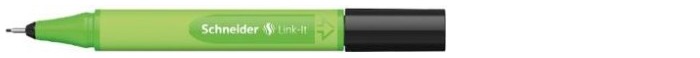 Crayon feutre Schneider, série Link-It Encre Sapphire noir (0.4mm)