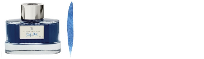 Bouteille d'encre Faber-Castell, Graf von, série Encre GvFC Luxury Ink Encre Bleu golfe