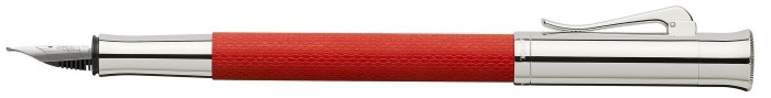 Faber-Castell, Graf von Fountain pen, Guilloche Resin series India red