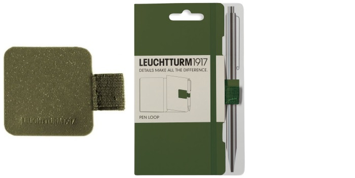 Ganse pour stylo Leuchtturm1917, série Pen Loop Vert kaki