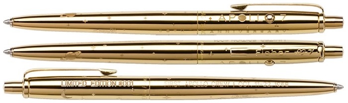 Fisher Spacepen Ballpoint pen, AG7-LE series Gold Titanium