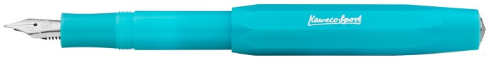 Stylo plume Kaweco, série Frosted Sport Turquoise translucide (Light Blueberry)