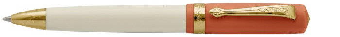 Kaweco Ballpoint pen, Student series Ivory/Orange Gt (70's Soul)
