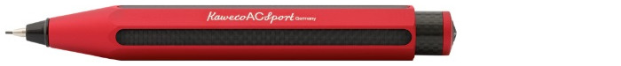Kaweco Mechanical pencil, AC Sport series Red/Carbon 0.7mm