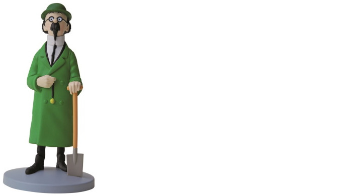 Tintin Figurine, Decorations series Calculus with a spade