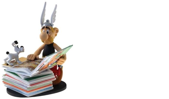 Comics Figurine, Asterix series - Asterix stack of comic books