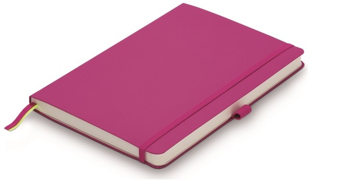 Carnet de notes (A5) Lamy, série Couverture souple Rose (145mm x 210mm)