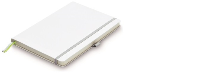 Carnet de notes (A6) Lamy, série Couverture souple Blanc (102mm x 144mm)