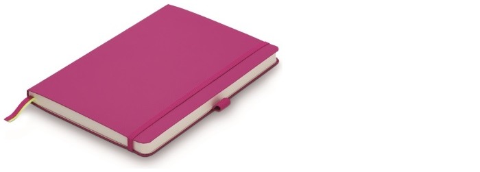 Carnet de notes (A6) Lamy, série Couverture souple Rose (102mm x 144mm)