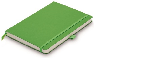 Carnet de notes (A6) Lamy, série Couverture souple Vert (102mm x 144mm)