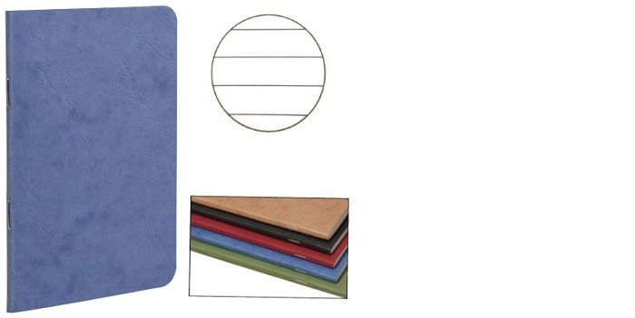 Clairefontaine (A7+) Staplebound notebook, Age Bag series Blue (90 mm x 140 mm, lined)