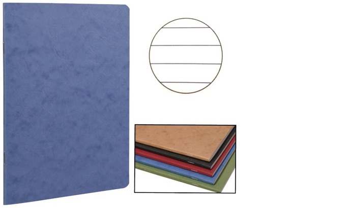 Clairefontaine (A5) Staplebound notebook, Age Bag series Blue (148 mm x 210 mm, lined)