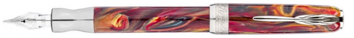 Pineider Fountain pen, La Grande Bellezza Gemstones series Red