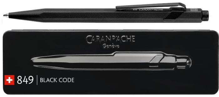 Caran d'Ache Ballpoint pen, 849 Black Code series Black 