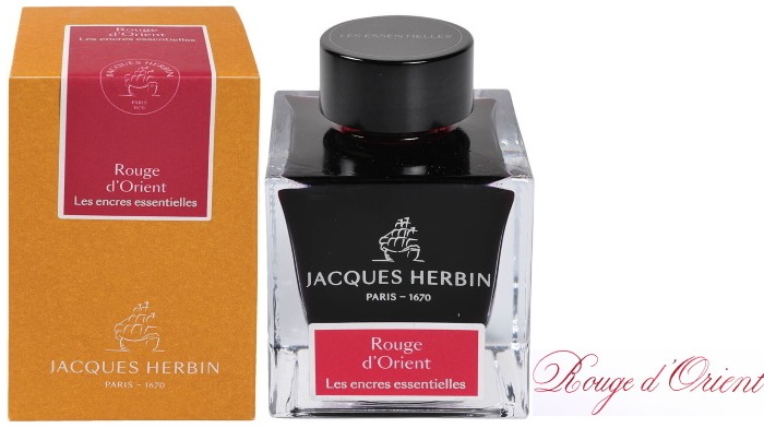 Jacques Herbin Ink bottle, Essentielles inks series Rouge d'Orient