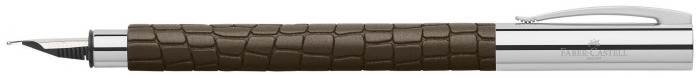 Faber-Castell Fountain pen, Ambition 3D Croco series Brown