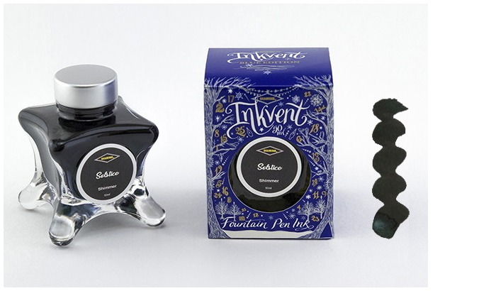 Bouteille d'encre Diamine, série Inkvent Encre Solstice (50ml)